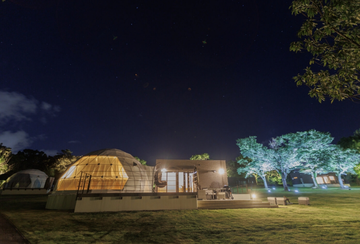 南国交通だからできるグランピング事業