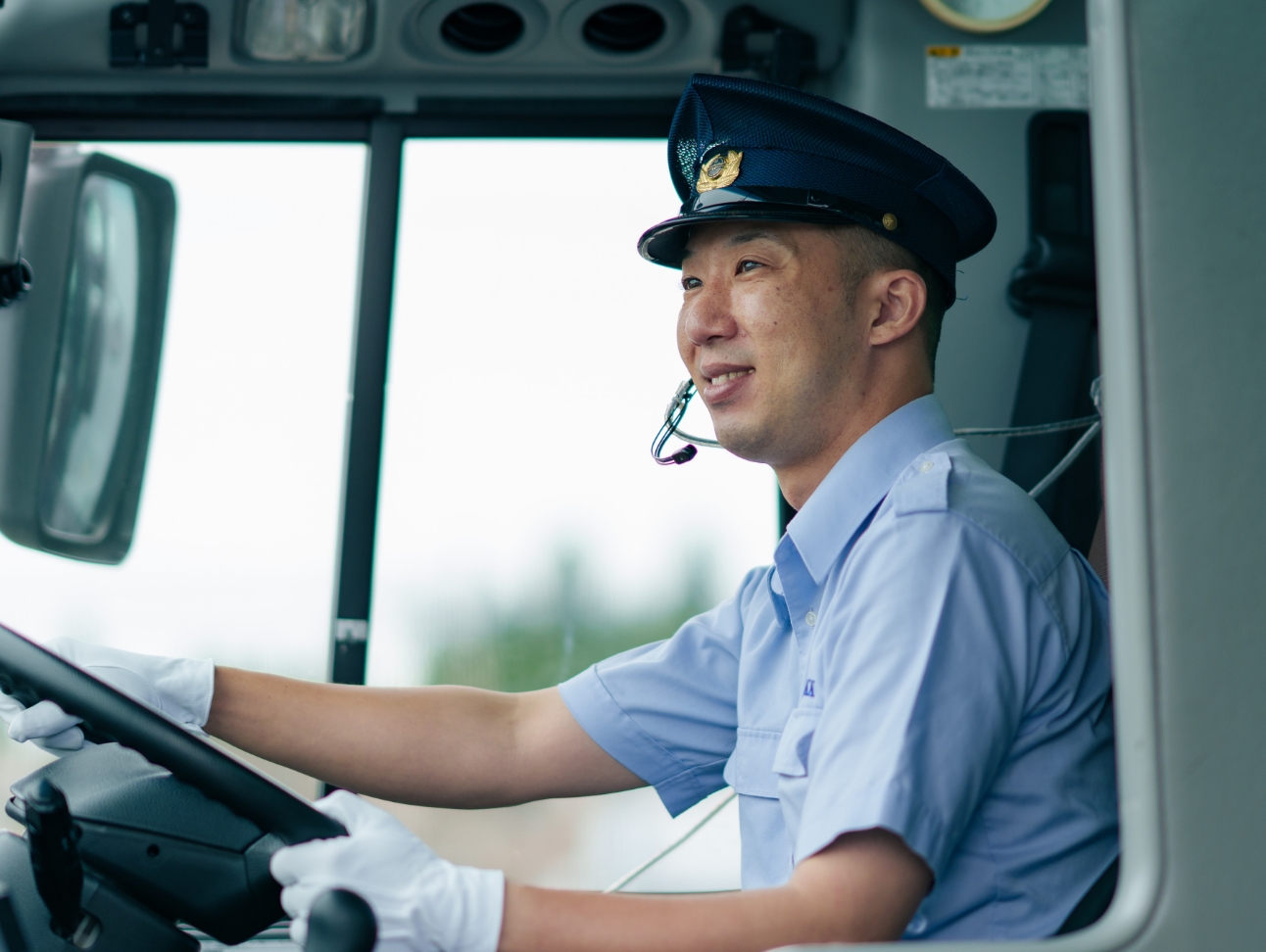 バス運転手の夢を実現し、お客さまの感謝が次のやる気に